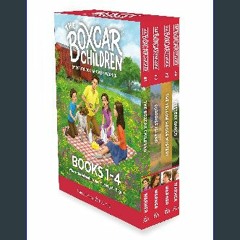 {PDF} 📚 The Boxcar Children Mysteries Boxed Set 1-4: The Boxcar Children; Surprise Island; The Yel