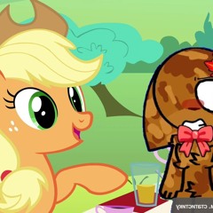 orange venus leaves Wolf and applejack have a little Conversation