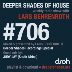 Related tracks: DSOH #706 Deeper Shades Of House w/ guest mix by JUDY JAY