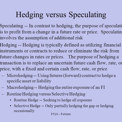 Stream Difference Between Hedging Speculation And Arbitrage Pdf _HOT_