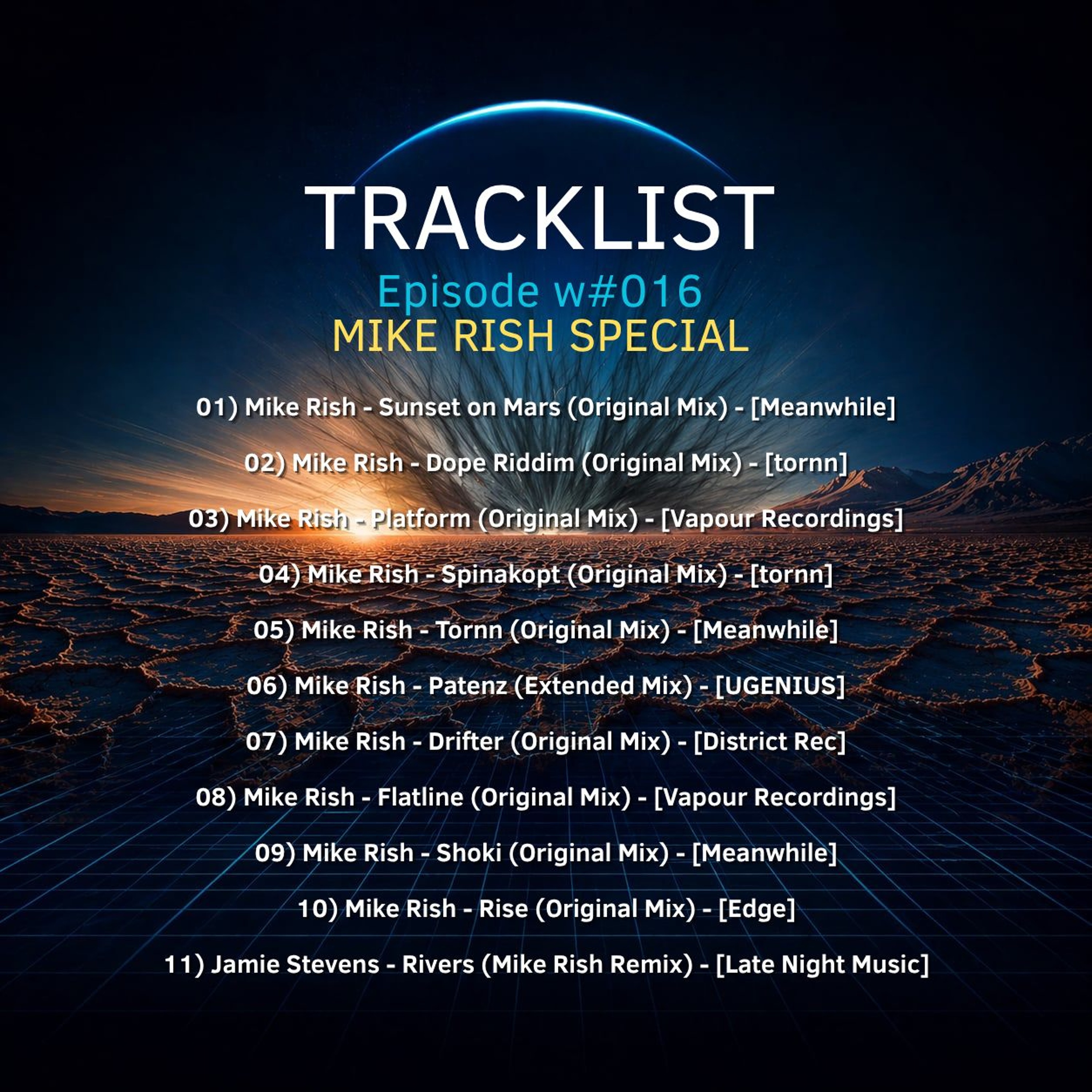 Beyond Horizon w#016 /// MIKE RISH ONLY episode artwork