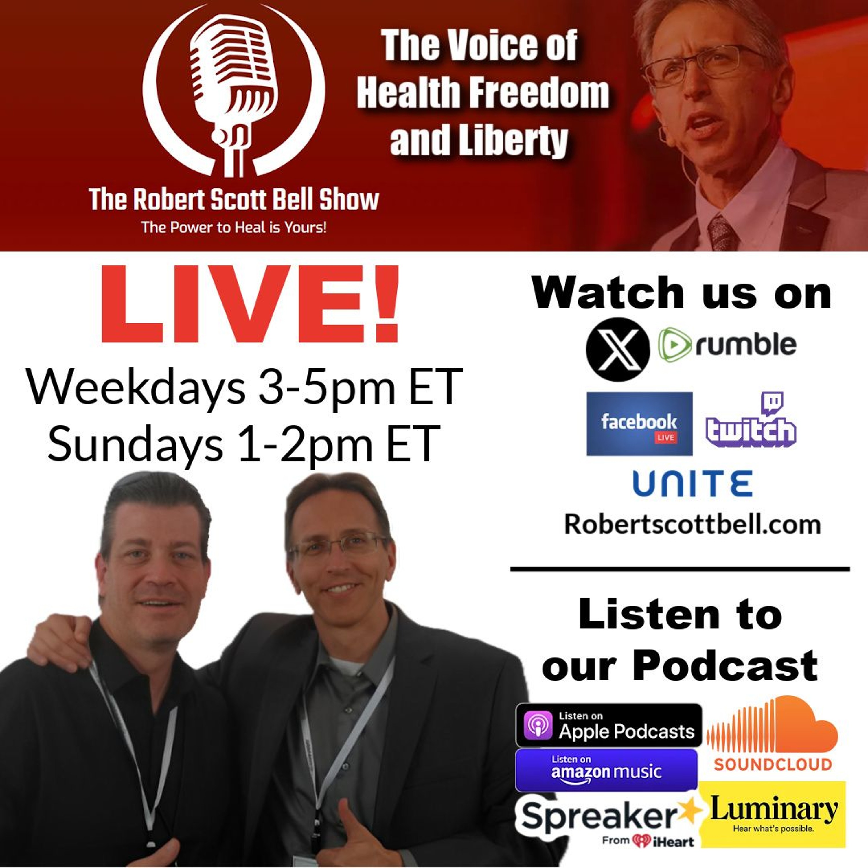 Healthcare Consumerism, Iron Overload, Psychological Bioterrorism - The RSB Show 10-1-24