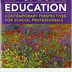 ✔️ [PDF] Download Special Education: Contemporary Perspectives for School Professionals plus MyL