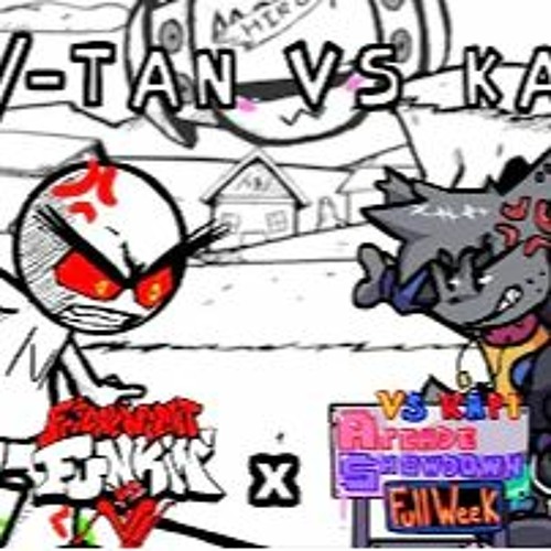 Kapi and /V/ have a DDR battle (Sage, but it's Kapi vs V-Tan)