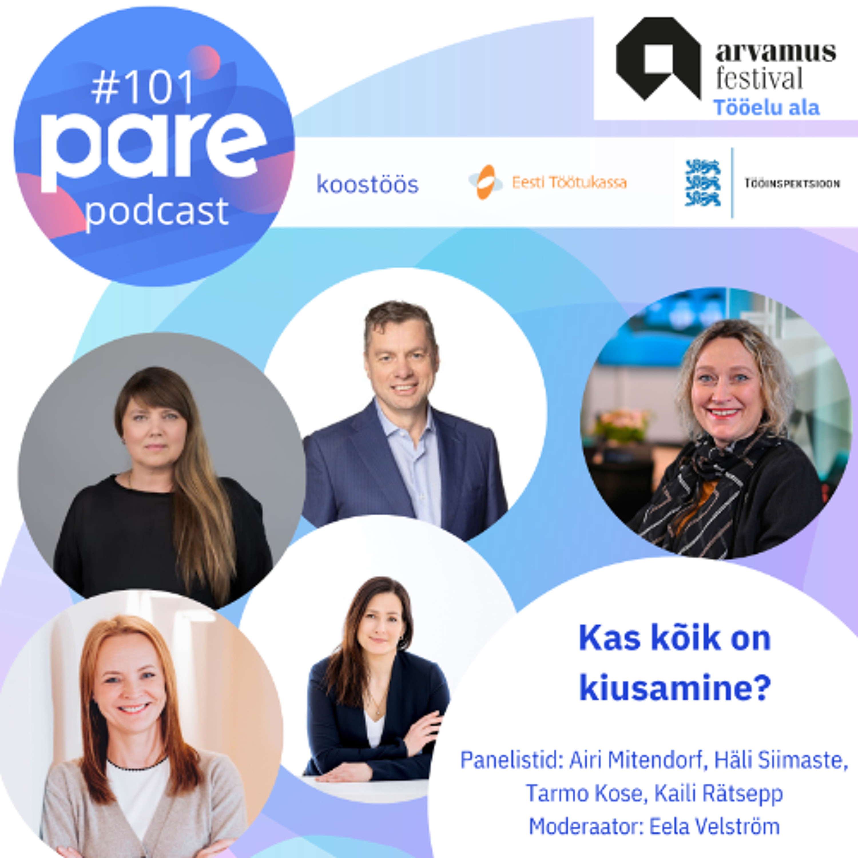 PARE Podcast #101 Arvamusfestival 2025 Tööelu ala: Kas kõik on kiusamine?