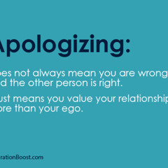 i can say sorry if you can