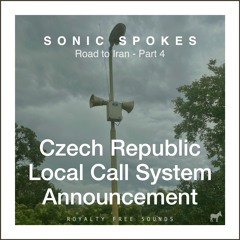 MUSCSong - Zoom H1n Czech Republic, Radějov - Music From Loudspeaker