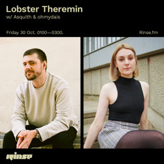 Lobster Theremin with Asquith & ohmydais - Friday 30 October 2020