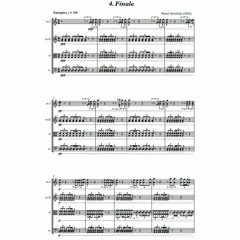 Pawel Strzelecki: 4. Finale [String Quartet No. 18 "No Silence"].