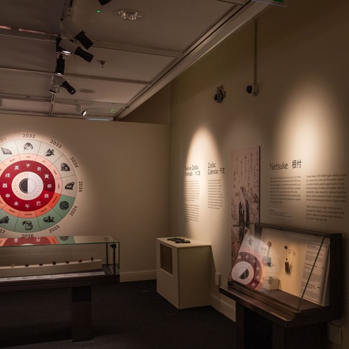Zodiac Netsuke: Animals of the Japanese Zodiac in Miniature - Display overview