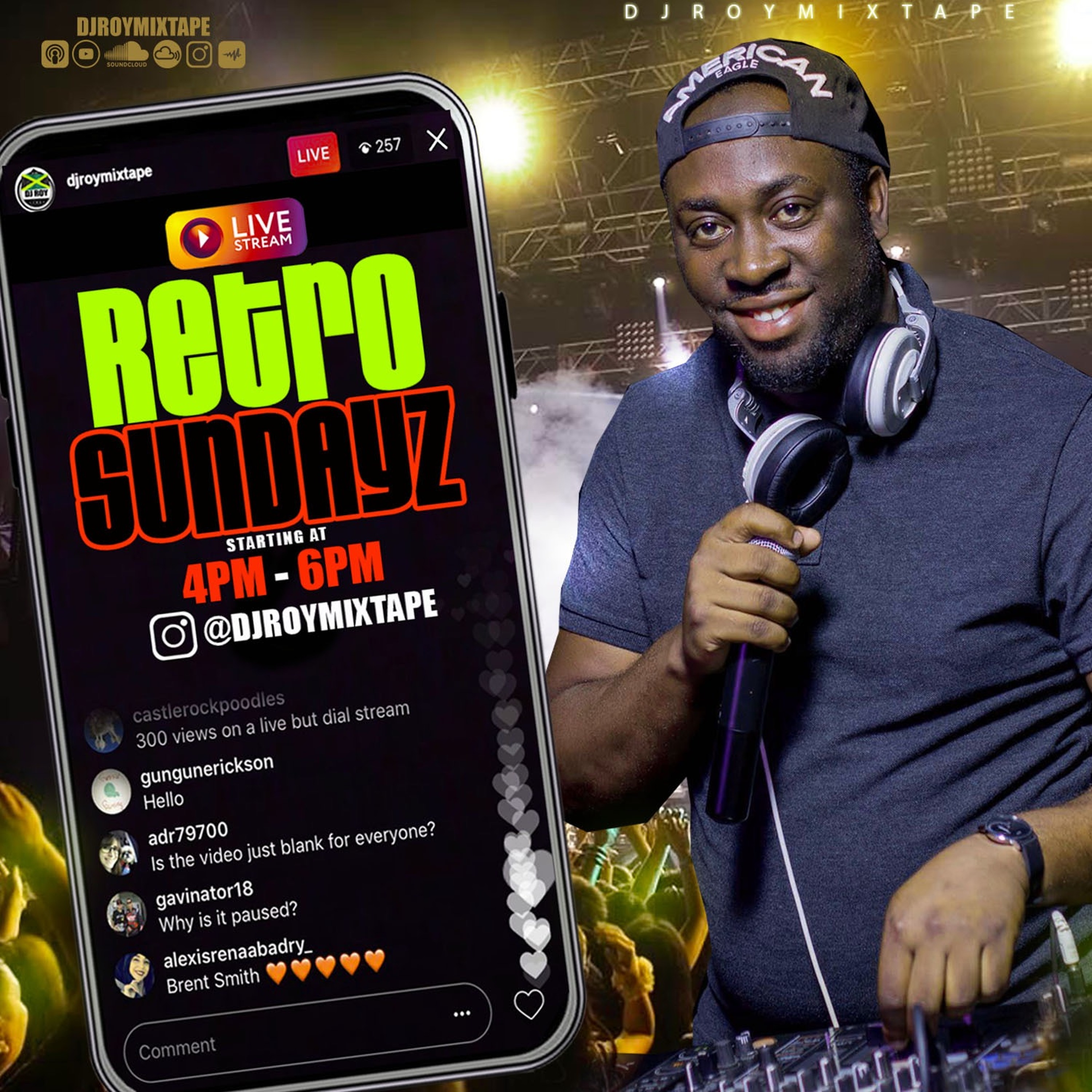 DJ ROY RETRO SUNDAY INSTA LIVE FOUNDATION SET 14.5.2020 [LIVE AUDIO] episode artwork