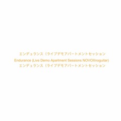 Endurance (Live Demo Apartment Sessions NOVOXnoguitar)