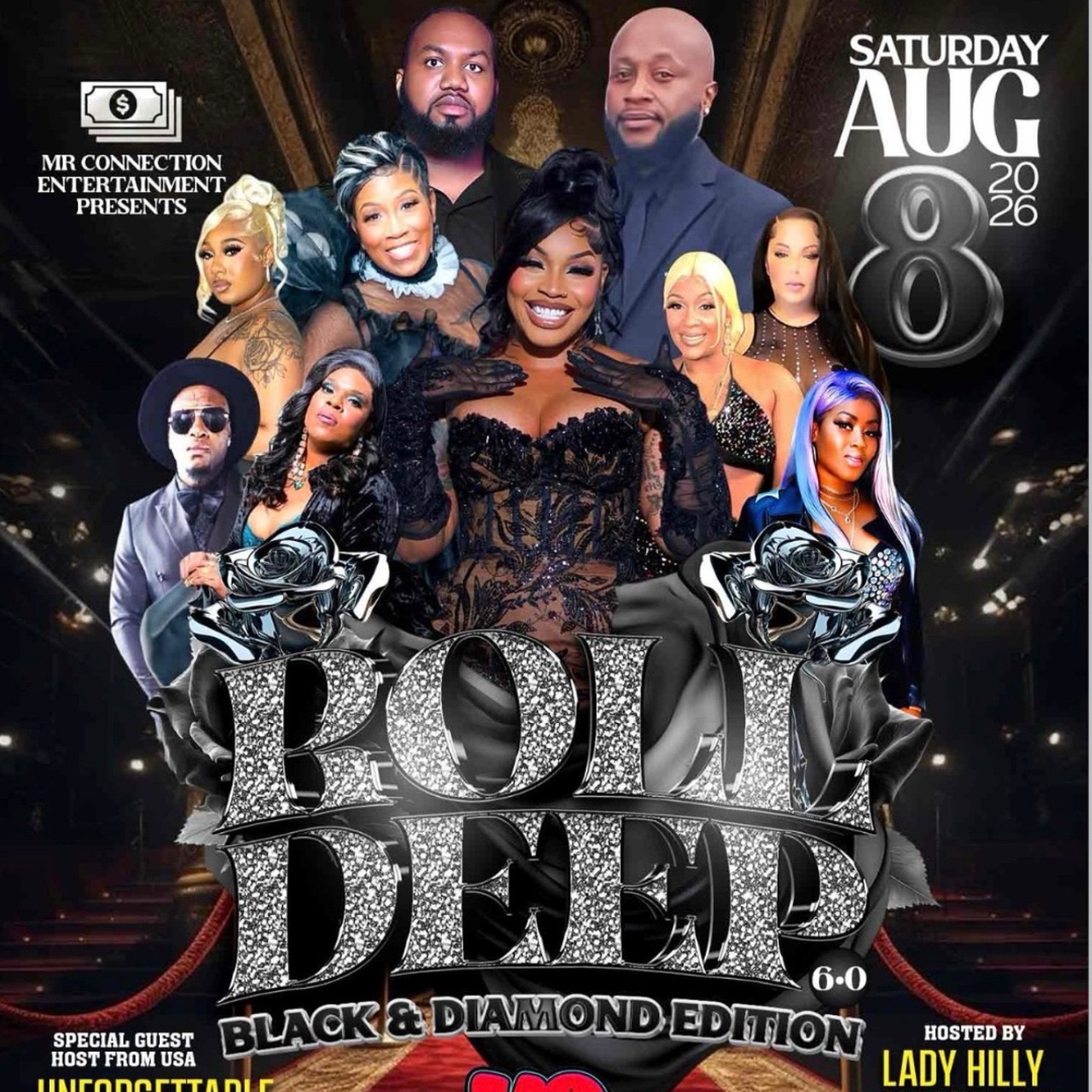 ROLL DEEP 6.0 - DJ CASSH MONEY/UNFORGETTABLE KAY25/NITRO/LADY HILLY/K9+JOHN GOTTI/CLEANBOSS/HEAVY METAL/BODY ROCK @49 MILVAN DR, TORONTO 8/8/2026 episode artwork