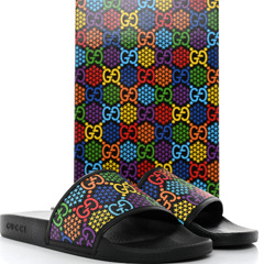 Acid Gucci Flip Flops