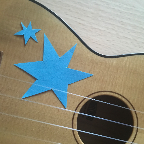 When the stars go blue (R.Adams) - cover - The Uklear Family