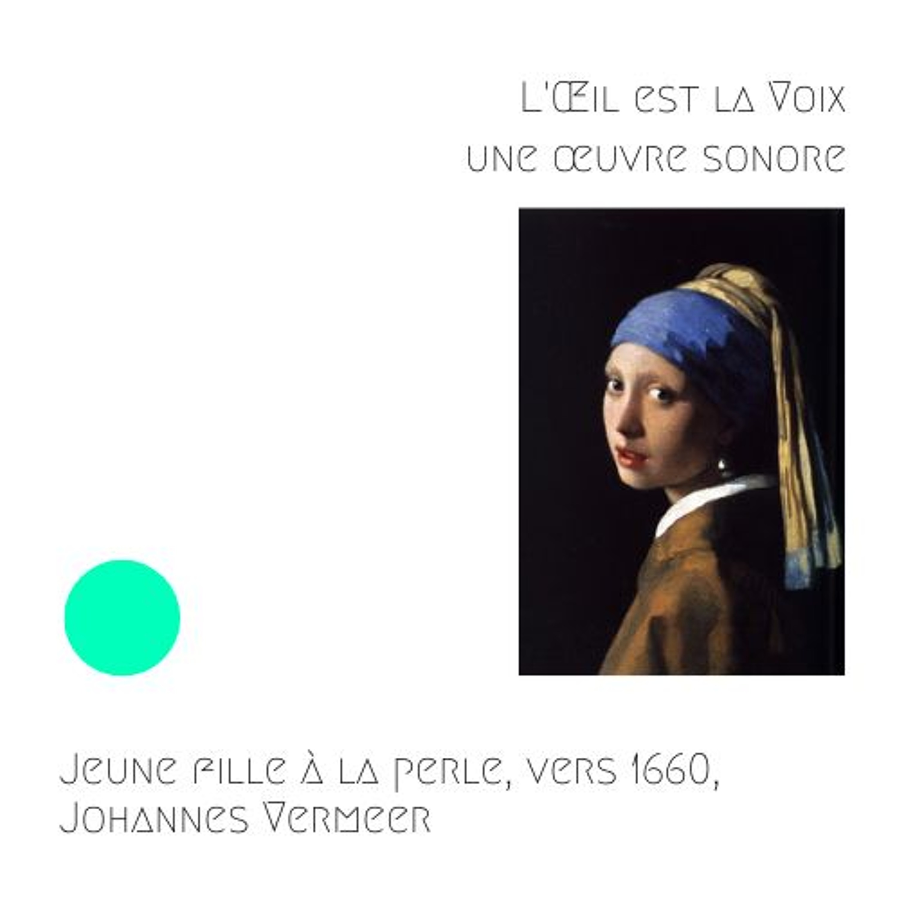 CHANEL - Jeune fille à la perle, vers 1660, Johannes Vermeer