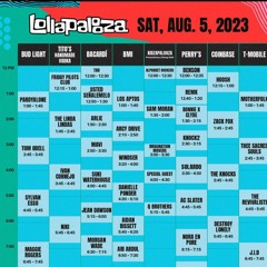 AC Slater @ Perry's, Lollapalooza United States 2023-08-05