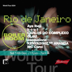 CARLOS DO COMPLEXO | Boiler Room: Rio de Janeiro