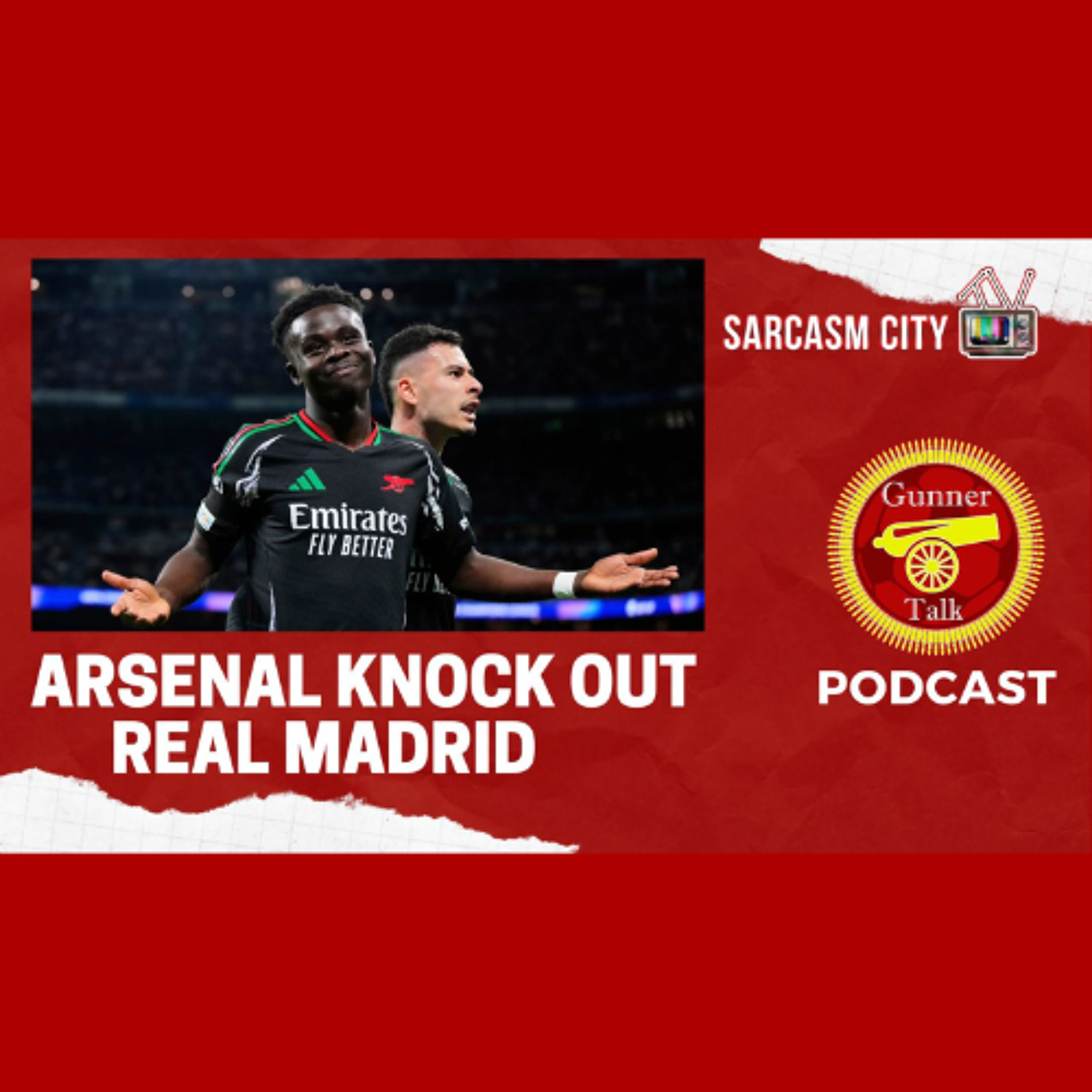 ARSENAL KNOCK REAL MADRID OUT OF THE CHAMPIONS LEAGUE & WILL FACE PSG