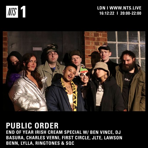 Public Order on NTS :  End Of Year Irish Cream Special - 16th December 2022