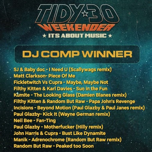 Filthy Kitten - Tidy Comp Winning set