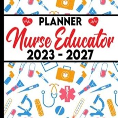 🍮(READ-PDF) Online Nurse Educator Planner 2023-2027 Cute Nursing Cover Design 5-Year Mont 🍮