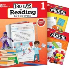 🍴Get [EPUB - PDF] 180 Days of Practice for First Grade (Set of 3) 1st Grade Workbooks fo