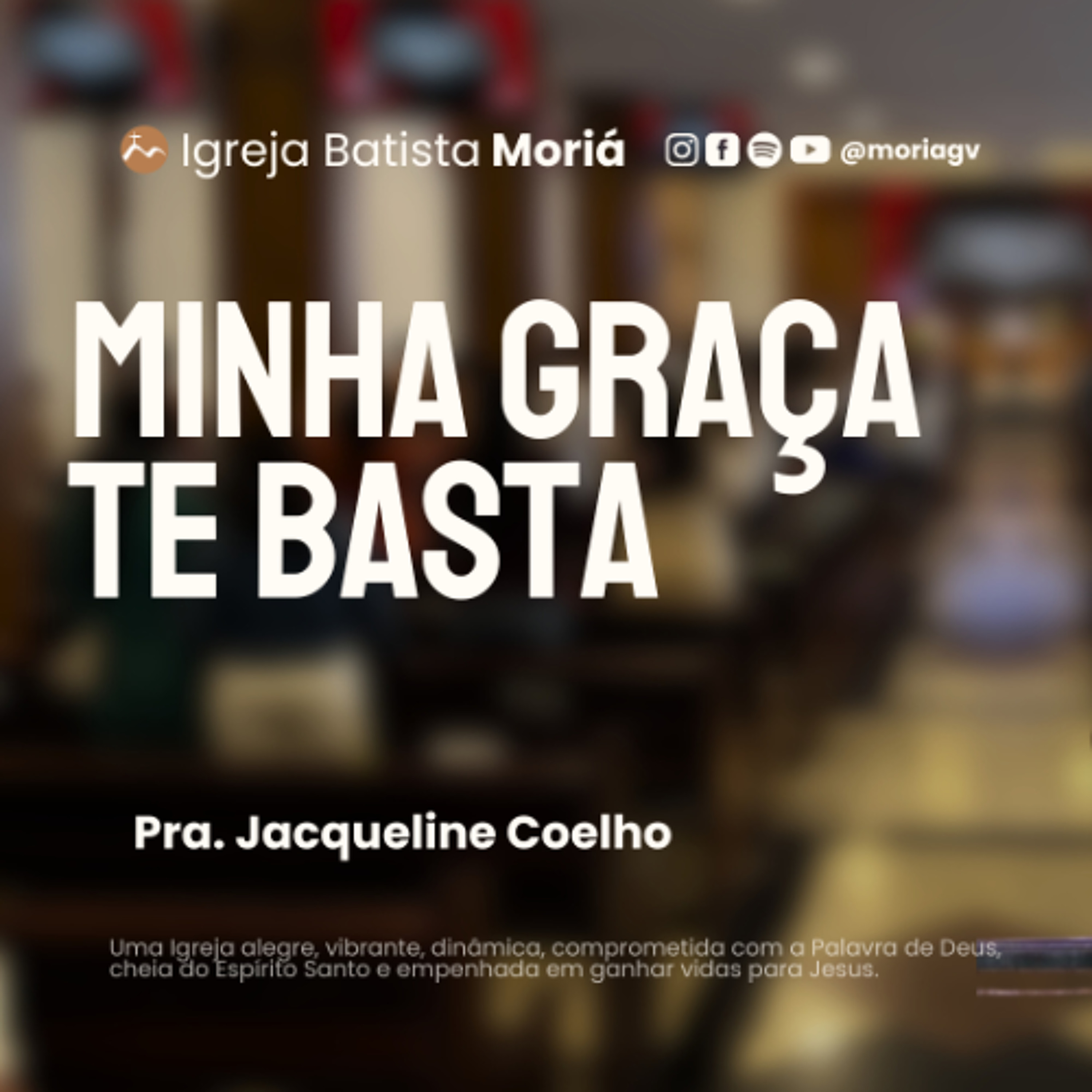 Minha graça te basta - Pra. Jacqueline Coelho - Culto da Vitória [14.05.2026]