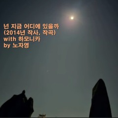 넌 지금 어디에 with 하모니카 초보 첫 연주 (키11년만에 맞춤!) 2014년작 #넌지금어디에 #노자영 #죄다커플