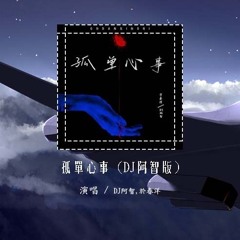 DJ阿智,于春洋 - 孤单心事 (DJ阿智版)(原唱：蓝又时)「爱你是孤单的心事 不懂你微笑的意思，只能像一朵向日葵 在夜里默默的坚持」【動態歌詞/pīn yīn gē cí】