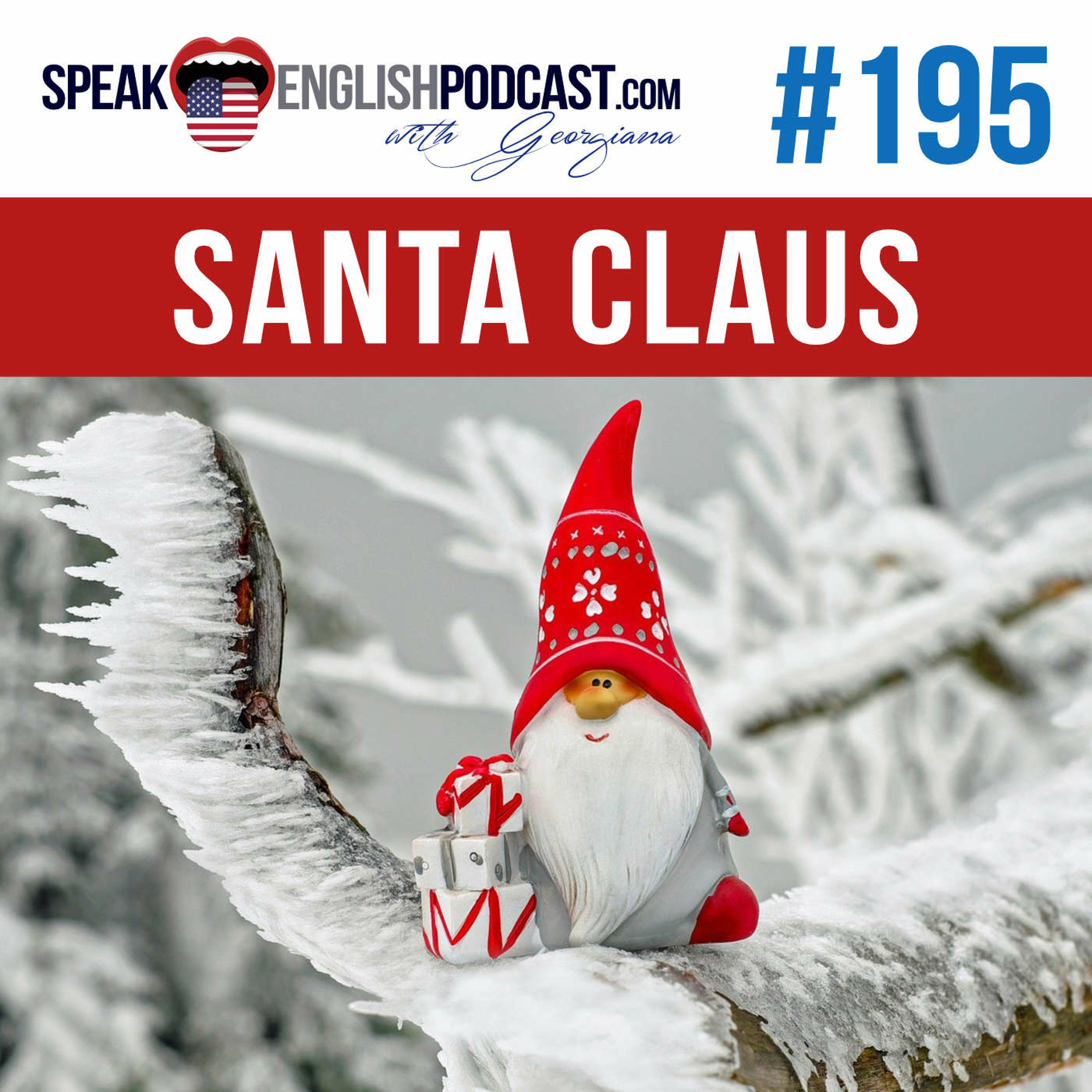 #195 Santa Claus - Fun Facts - ESL episode artwork