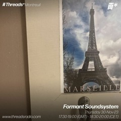 Formant Soundsystem (*Montreuil) - 30-Nov-23