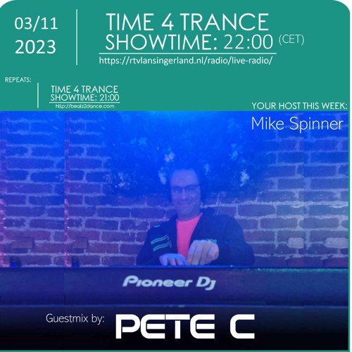 Time4Trance 394 - Part 2 (Guestmix by Pete C)