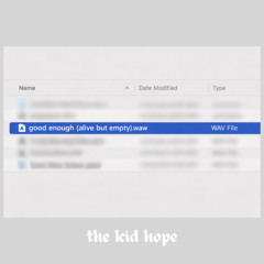 Good Enough (Alive But Empty) prod. chrismarek x corsin