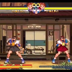 Stage Sakura (NES Style) : Street Fighter ZERO 2