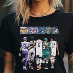 Minnesota Vikings Minnesota Twins Minnesota Wild Timberwolves All Legends T Shirt