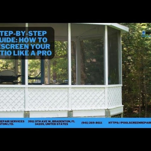 Stream Step By Step Guide How To Rescreen Your Patio Like A Pro by