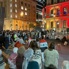 Vigil For Palestine - day 21 of Israel's genocide of Palestinians