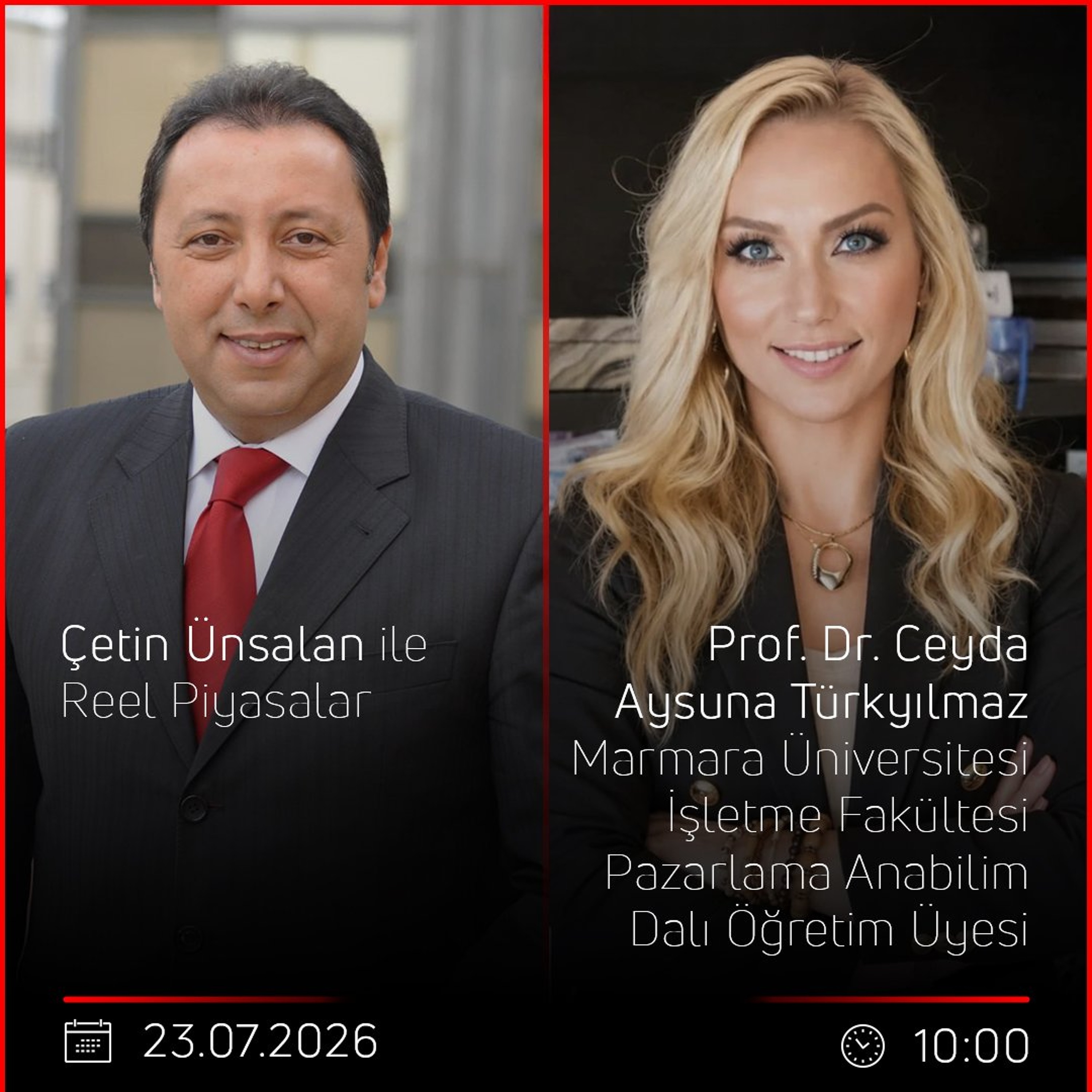 Prof. Dr. Ceyda Aysuna Türkyılmaz - Çetin Ünsalan ile Reel Piyasalar episode artwork
