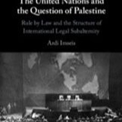 Oxford MEC Booktalk19 The United Nations and the Question of Palestin