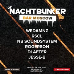 TECH HOUSE MIX @ De Nachtbunker, Bar Moscow 24.06.2022 (James Hype, Fisher, Chapter & Verse)
