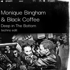 Monique Bingham & Black Coffee - Deep in the Bottom (techno edit, filtered for copyright) FREE DL