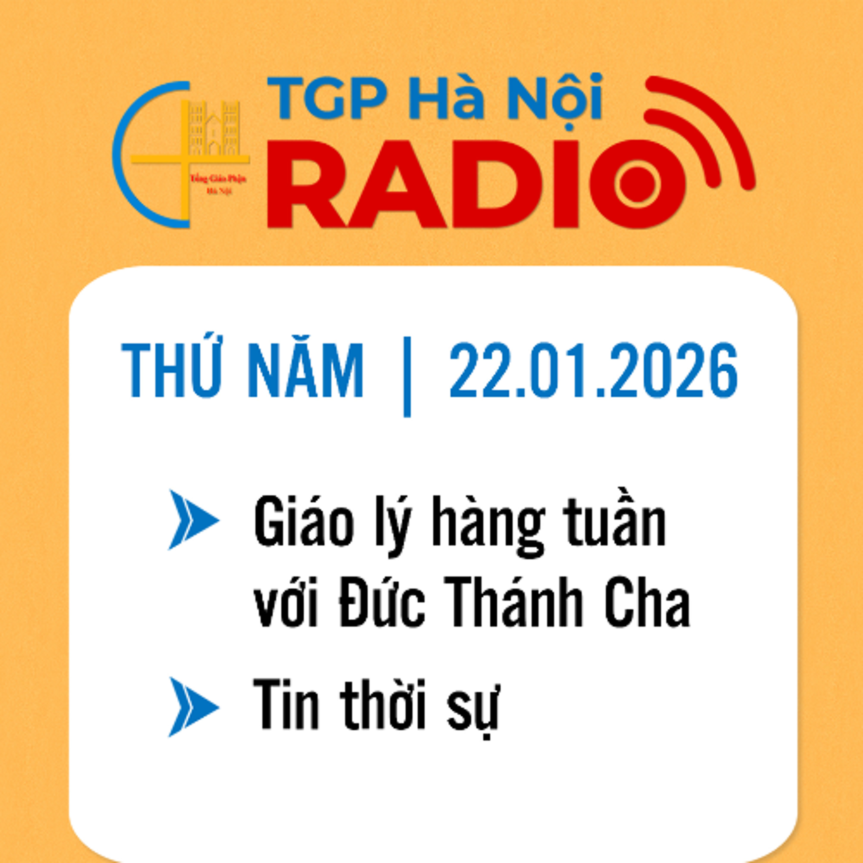 Thứ Năm ngày 22/01/2026