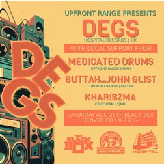 LIVE from The Black Box for Degs presented by UpFront Range | dark soul dnb set
