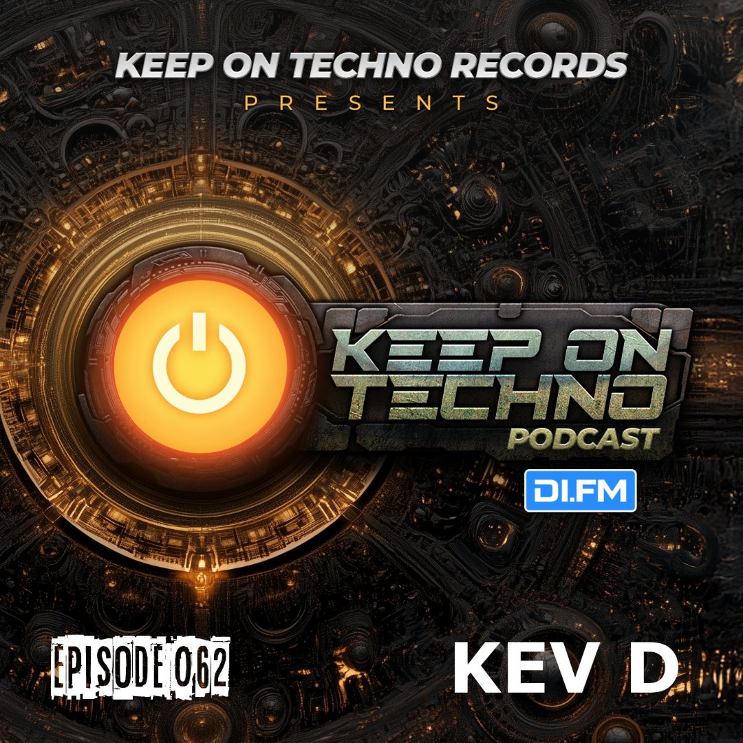 Keep On Techno Podcast 062 - Kev D episode artwork