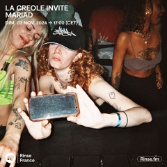 LA CREOLE invite Mariad - 03 Novembre 2024