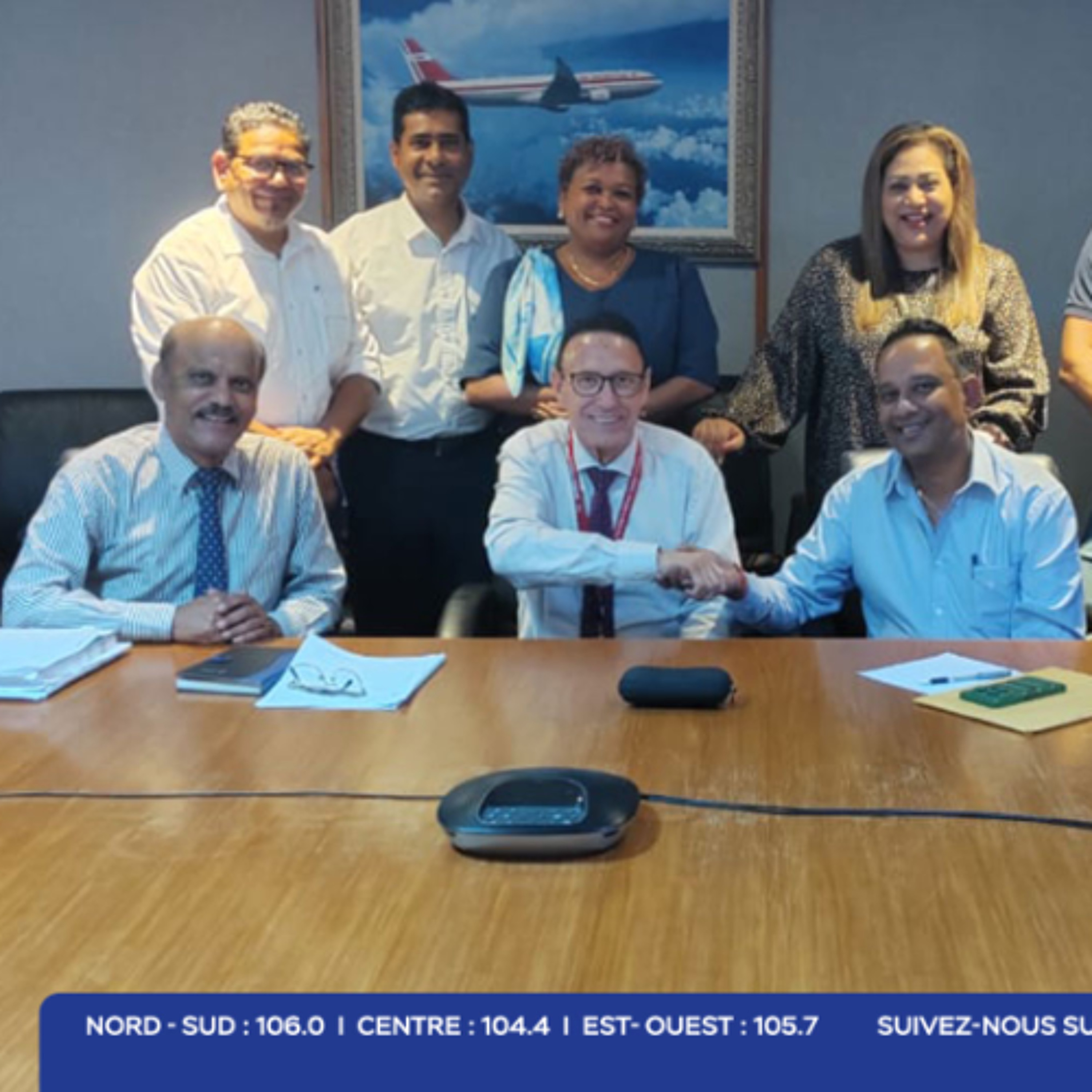 Air Mauritius Staff Association : réunion cordiale entre les membres du syndicat et le CEO d’Air Mauritius Andre Viljoen, précise Radhakrishna Sadien, négociateur de l’association