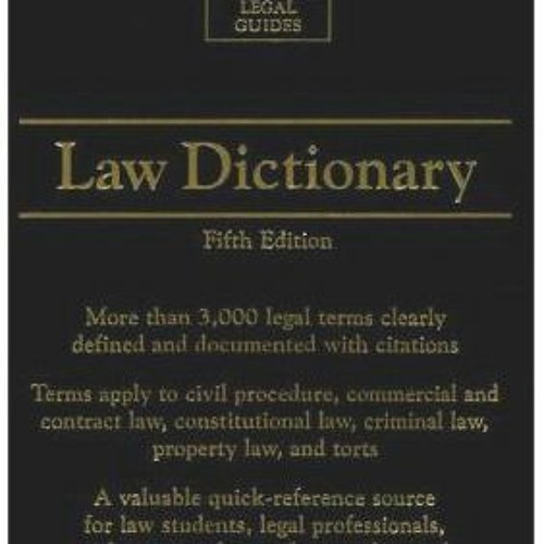 Stream [Read] [EBOOK EPUB KINDLE PDF] Law Dictionary (Barron's Legal