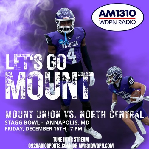 Stream Q92 Radio Listen to Mount Union Football 2022 playlist online
