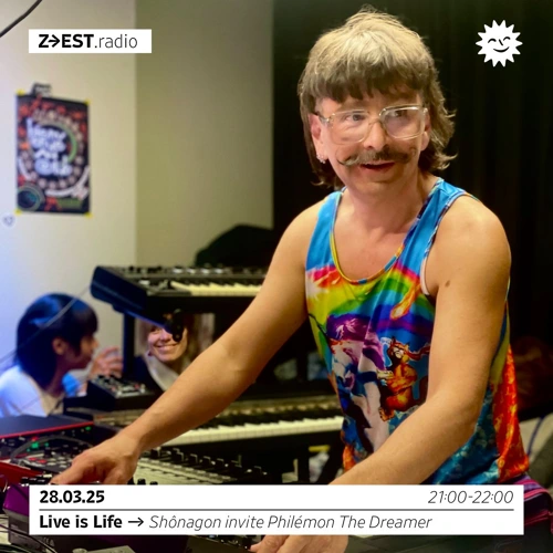 Live is life - Shônagon invite Philémon The Dreamer Soundcloud podcast image for